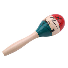 Popular Wooden Large Maracas Rumba Shakers Rattles Sand Hammer Percussion Instrument Musical Toy For Kid Children Games