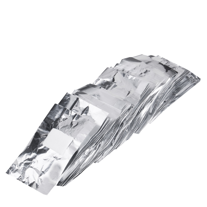 100Pcs With 50Pcs Aluminium Foil Remover Wraps with Acetone Nail Art Soak Off Acrylic Gel Nail Polish Removal