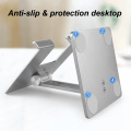 Vmonv Aluminum Foldable Desk Tablet Phone Stand Holder Mount for IPAD Air Pro 12.9 10.5 4 to 14 Inch Smartphone Tablet PC Stand