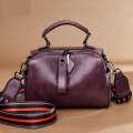 2020 Temperament Soft Leather Handbag Messenger Bag New Leather Women's Bag Fashion Oil Wax Pillow Bag Casual Shoulder Bag