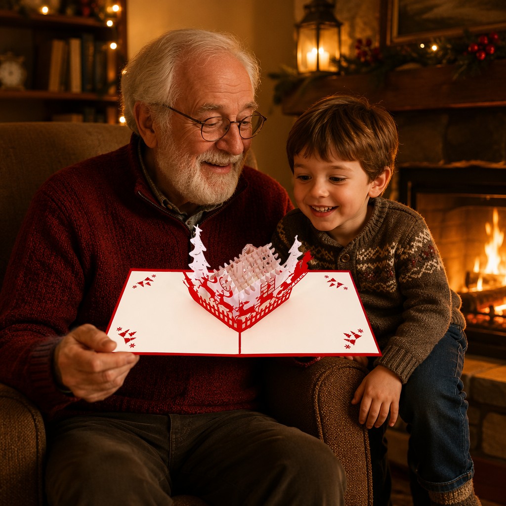 christmas pop up card