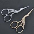 New Stainless Steel Scissors Retro Crane Shape Stork Embroidery Sewing Tools Measures Craft Shears CrossStitch Scissors QP2