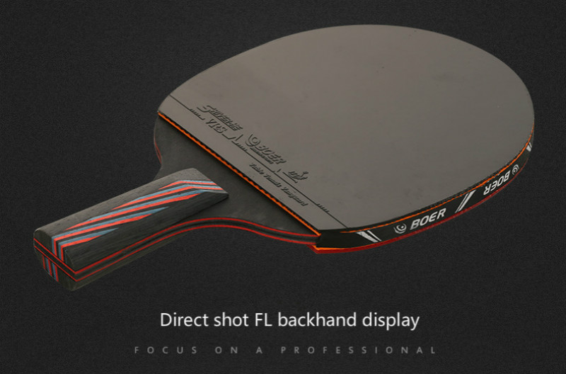 Boer S6 Table Tennis Racket Bat Racket In Long/Short Handle Bat Ping Pong Racket Paddle