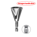 Hex handle Silver
