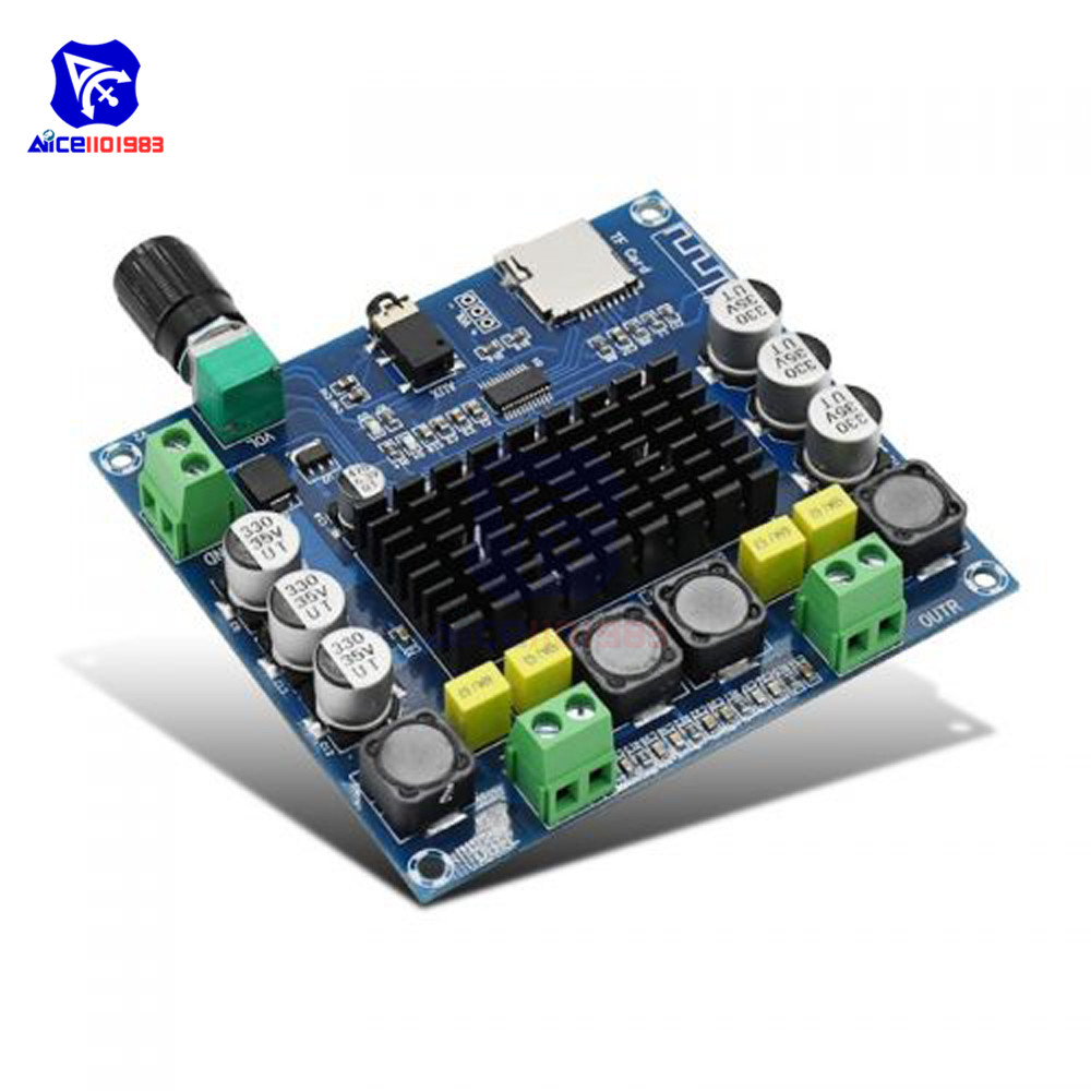 diymore TPA3116 Bluetooth 4.1/ Bluetooth 5.0 Digital Power Amplifier Board 50Wx2/100Wx2 Audio Stereo Amplifier Module DC 12 -30V