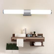 12W Modern Bathroom Light Stainless Steel LED Front Mirror Light Makeup Wall Lamp Vanity Lighting Fixtures Mirror Lamp CD