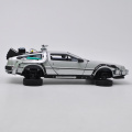 1:24 DMC-12 DeLorean Time Machine Back to the Future Car Static Die Cast Vehicles Collectible Model Car Toys