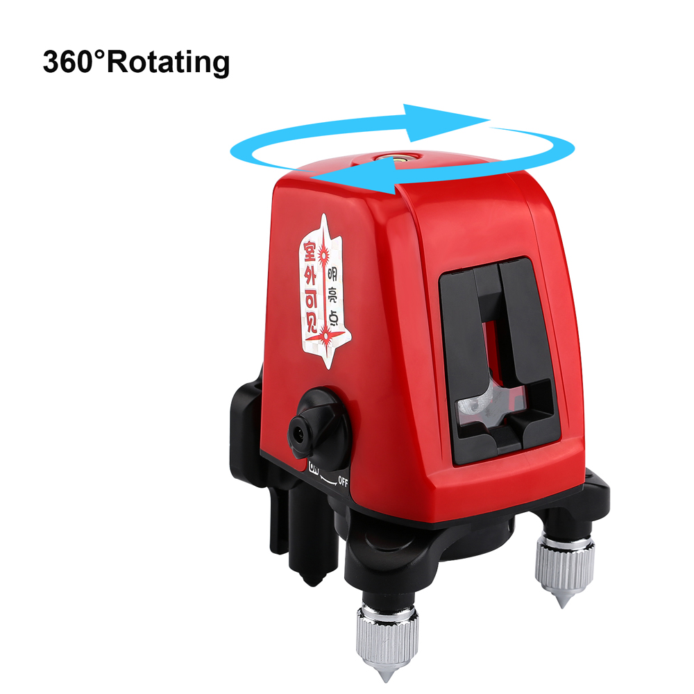 Laser Level 2 Red Cross Line 1 Point FC435 Horizonatal Vertival 360 Rotary Self- leveling Nivel Laser Diagnostic tools