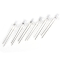 100PCS Multicolor 5mm RGB Led Diode Light Lamp Tricolor Round Common Anode LED Light Emitting Diode Red Green Blue
