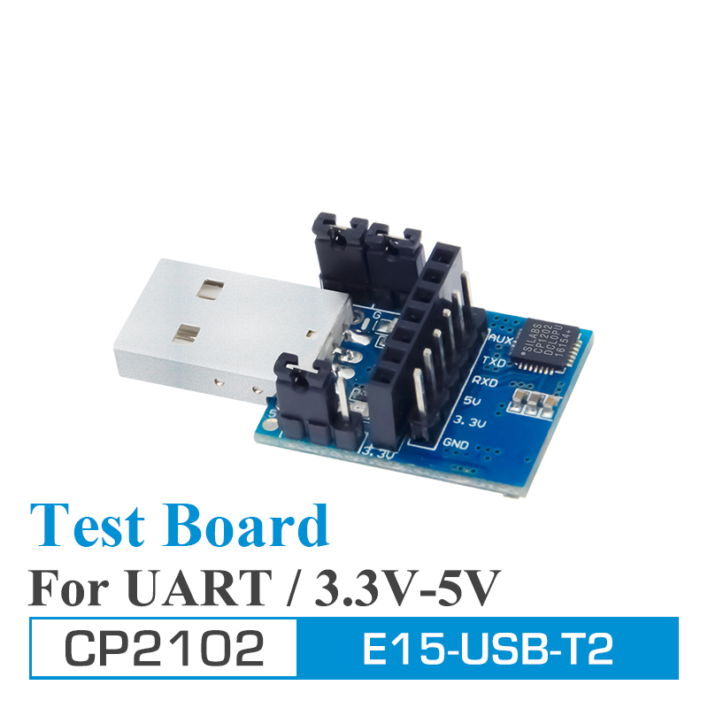 2pcs/lot Test Board USB UART CP2102 E15-USB-T2 ebyte UART USB to TTL 3.3V 5V Wireless Adapter For RF Serial Module