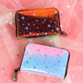 2019 Women Wallets 12 Card Slots Card Holder Coin Purse Laser Holographic Credit Card Wallet Women Small Wallet for Girl Cartera