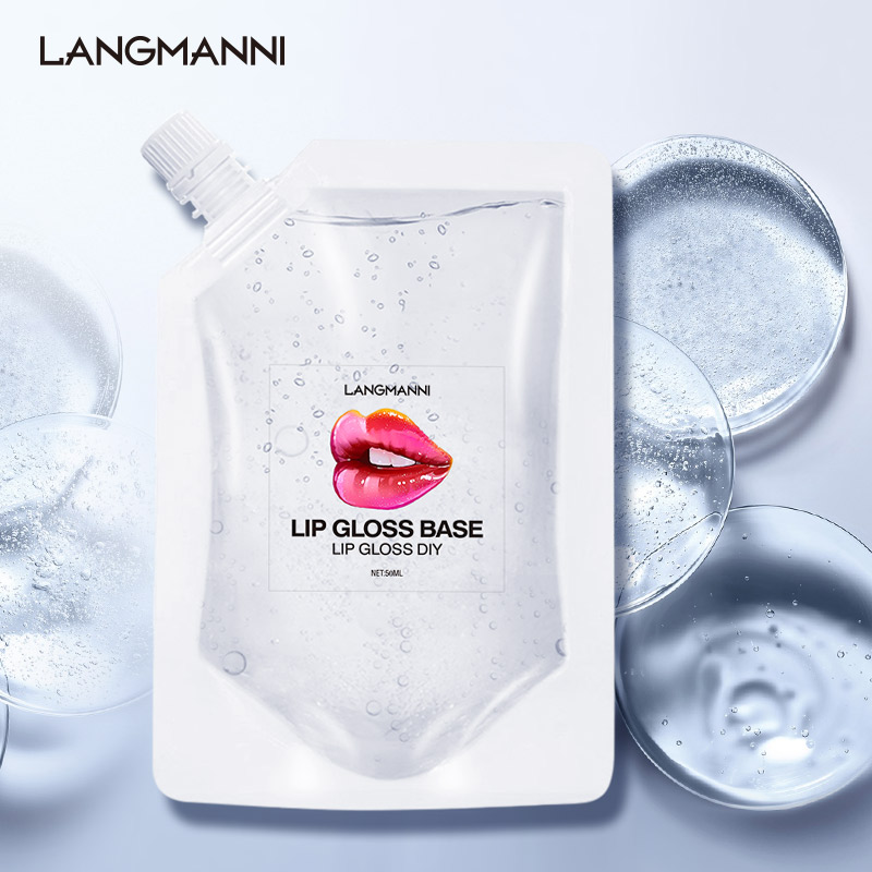 50ml Clear Lip Gloss Base Oil Non-Stick DIY Lipstick Raw Material Gel Lips Gloss Exquisite Lip Makeup TSLM1