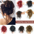 Chorliss Synthetic Messy Chignons Messy Bun Ponytails Resistance Scrunchie Wrap Hair Rope Synthetic Messy Chignon Bun For Women