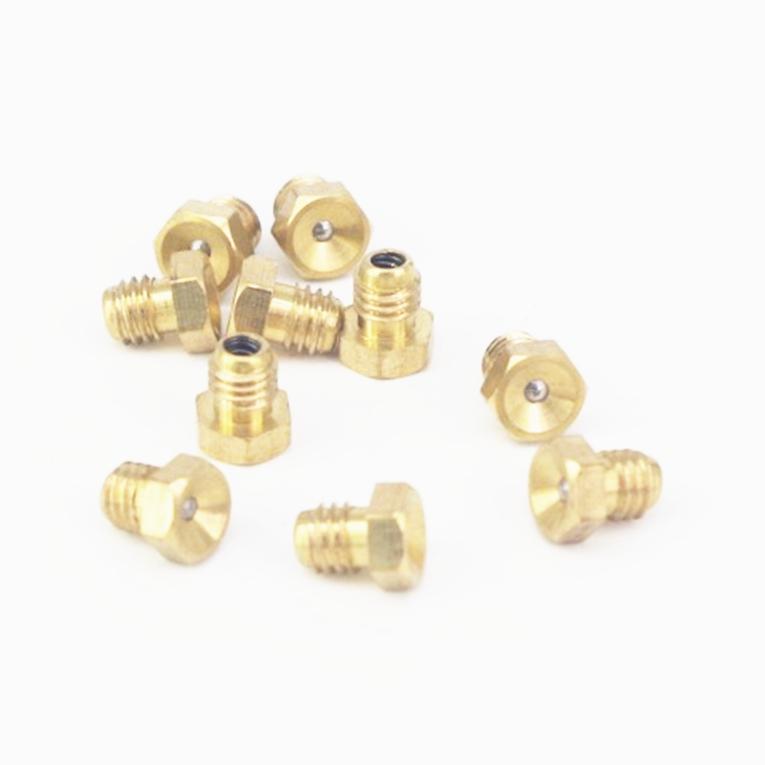 LOT 20 M6x1mm Metric male Thread Flush Straight Grease Zerk Nipple Fitting for machine tool accessory greaseing fittings