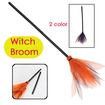 Child Kids Girls Boys Witch Witches Broom Halloween Costumes Props