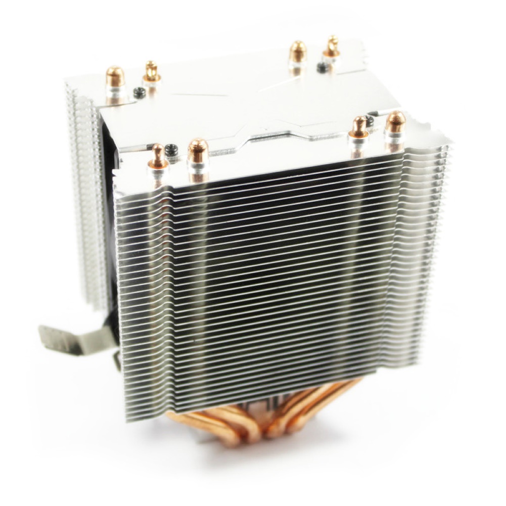 4 Heatpipe CPU Cooler Heatsink Cooling Quiet fans Radiator for Intel LAG 775 1155 1366 4 Heatpipe Dual Tower 4pin Cooler