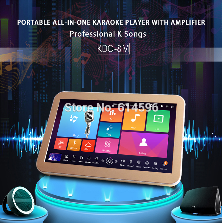 karaoke Player Jukebox Machine+Amplifier Mixer+2Wreless Karaoke Microphones +15.6"touch screen HMDI1080P KTV/MTV