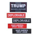 Trump Embroidery Patches 9cm Appliques Accessory Hoop and Loop Make America Great Again USA Presidential campaign elections 2020