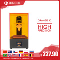 LONGER Orange 30 3D Printer High Precision SLA 3D Printer with 2K LCD Screen Parallel UV LED Lighting 405nm UV Resin Printer