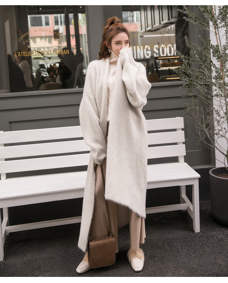 Women's Wool Blends Teddy Bear Long Coat Ladies Vintage Faux Fur Cardigan Outwear Thick Warm Soft Solid Loose Soft Autumn 2020