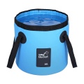 Collapsible Bucket with Handle Portable Lightweight Outdoor Basin Fishing Bucket Folding Bucket for Camping Hiking 20L
