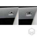 Carbon Fiber Passenger Side Glove Box Door Handle Cover Sticker For Chevrolet Corvette C6 2005-2007 Car Interior Accessories