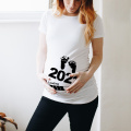Baby Loading 2021 Please Wait Women Pregnant Funny T Shirt Girl Maternity Pregnancy Announcement Shirt New Mom Clothes