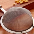 Stainless Steel Kitchen Colander Fine Mesh Food Strainer Flour Sieve Baking Tools Pasta Quinoa Noodles Sieve Kitchen Utensil