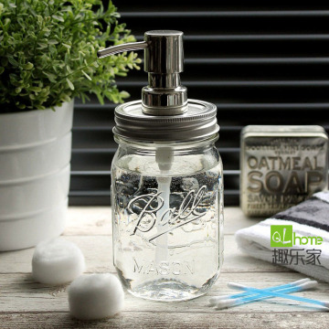 Nordic Style Portable Glass Lotion Bottle Home Bathroom Liquid Soap Bottle Shampoo Bottle Lotion Pump Bottle Shower Gel Holder