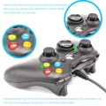 WE-890S USB Wired Controller Gamepad 360 precision 3D Joystick LED Indicator Double Vibration USB Computer Game Controller