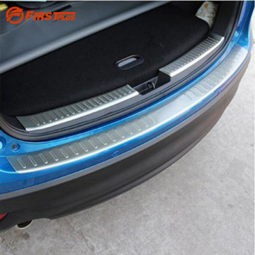 For Mazda CX-5 2012 Rear Bumper Protector Car Rearguards Stickers Trunk Guard Sill Plate Scuff Trim Cover Stainless Steel