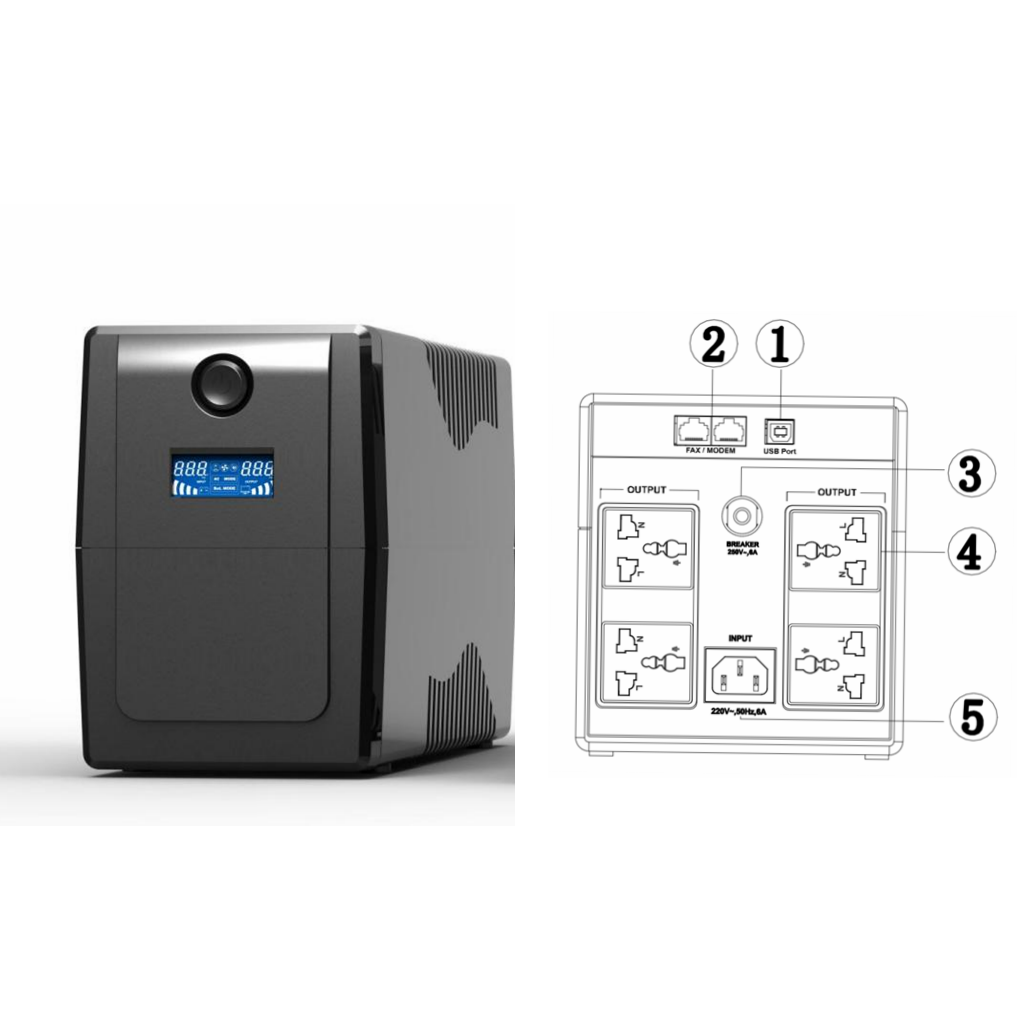 3-ULB Series Line Interactive UPS