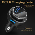 FM Transmitter for Car Fast Charger QC3.0 USB Charger car usb charger mp3 player Bluetooth 5.0 Handsfree wireless car kit