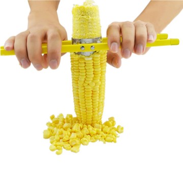 Hand-held Stainless Steel Corn Planer Household Multi-function Corn Sheller Thresher Kitchen Corn Cob Stripper Cutter Peeler #3