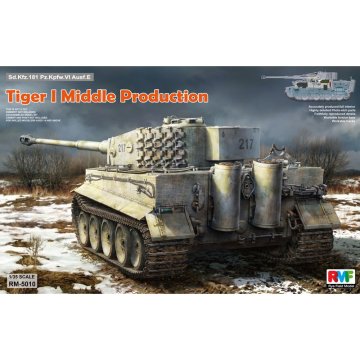 Rye Field Model RFM RM-5010 1/35 Tiger I Middle Production W/ Full Interior - Scale model Kit