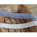 10Yard/Lot White Gray Blue Lace Trim Cotton Line Tassel Fringe Clothing Bag Curtain Accessories Lace Side 2.1cm Wide