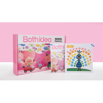 DIY fingertip MOMO Painting nontoxic oil sludge painting