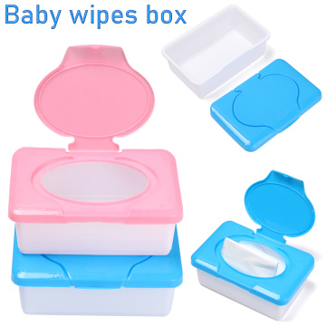 Dry Wet Tissue Paper Case Baby Wipes Napkin Storage Box Holder Container Plastic Home Wet Wipes Organizer