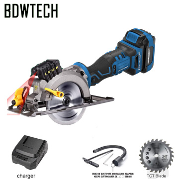 BDWTECH BT526 Mini portable 20V Electric cordless circular saw with lase function and Wood saw blade Free Return