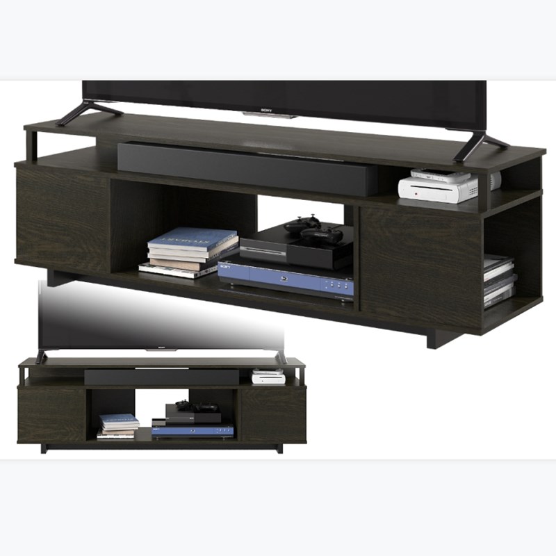 Black Wood Tv Stand
