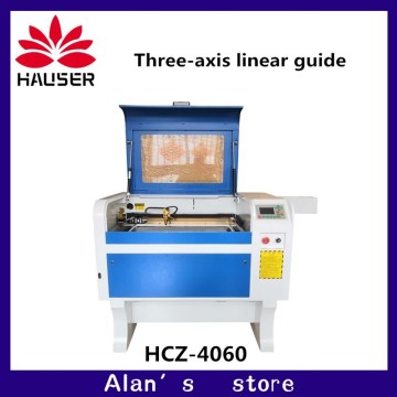 HCZ Three-axis linear guide 100W 4060 laser engraving machine CO2 laser cutter machine 220V/110V DSP system engraver machine