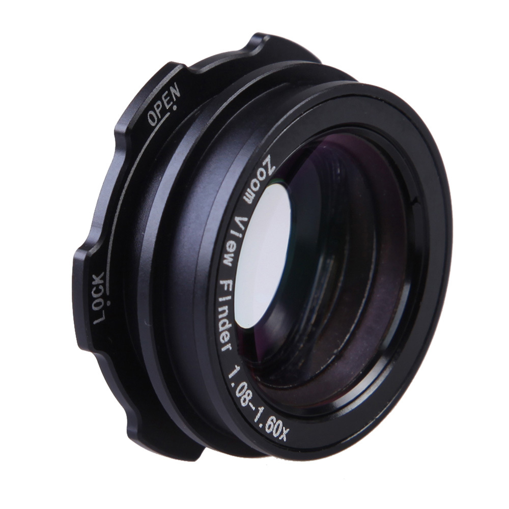 1.08x-1.60x Zoom Viewfinder Eyepiece Magnifier for Canon Nikon Pentax Sony Olympus Fujifilm Samsung Sigma SLR Cameras