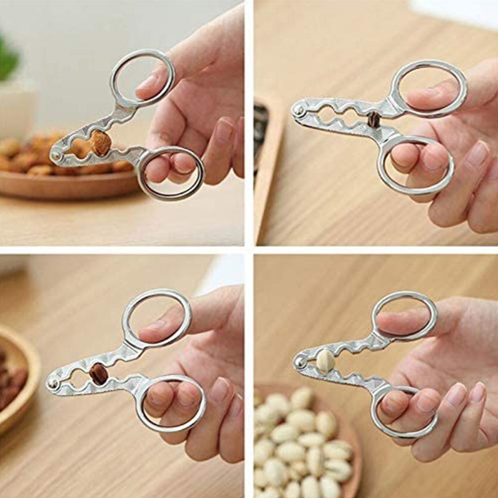 1PC Melon Sheller Kitchen Household Walnut Nutcracker Seed Plier sunflower Nut Opener Clamp Cracker Scissor Pine tool