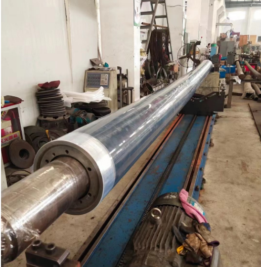 rubber coated arc-shaped roller