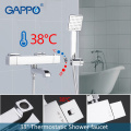 GAPPO Bathtub Faucets thermostatic shower faucet bathroom bathtub faucet taps waterfall shower head set bath shower mixer set