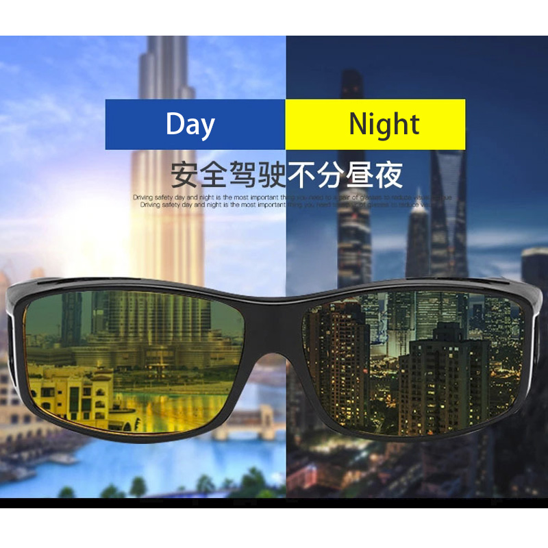 Anti-glare Night Vision Glasses Goggles Oversized Sunglasses Gafas Drive Polarized Light Eye Protection