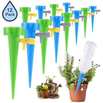 6/12pcs Automatic Drip Watering Irrigation Tool Garden Watering System Indoor Houseplant Spikes for Plants Flower Watering Kits