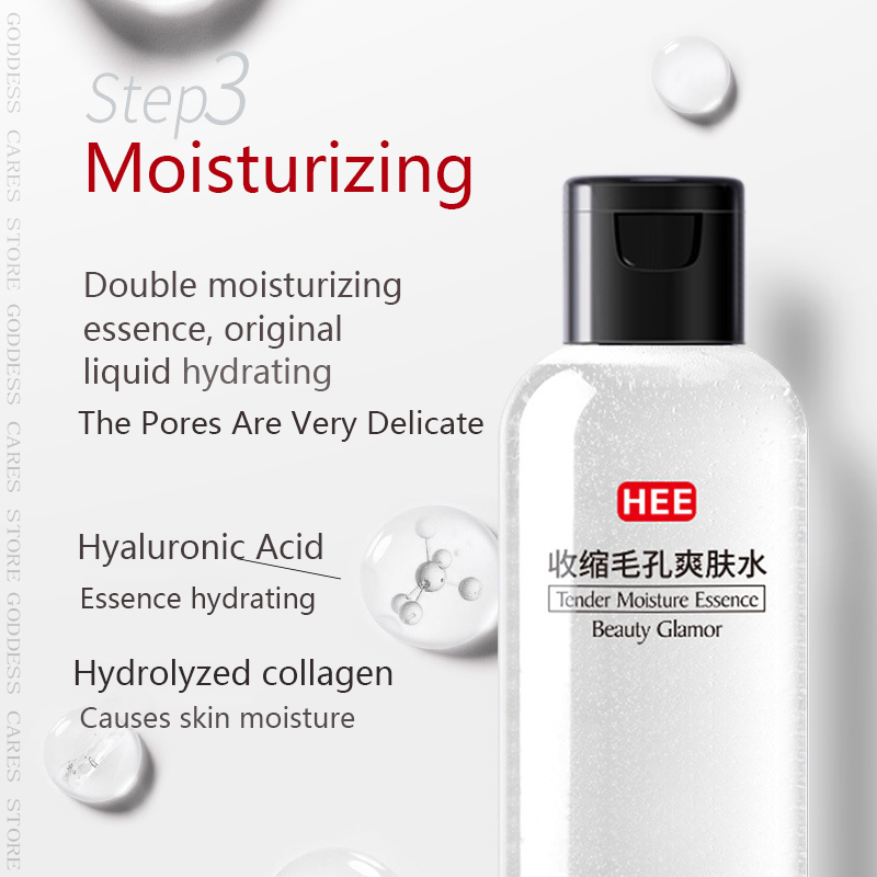 Nicotinamide Facial Toner Pore Minimizer Hyaluronic Acid Face Tonico 100ml Moisturizing Whitening Hidratante Skin Care Toners