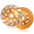 100mm/4inch 8 Holes HGS Segment Grinding Wheel Diamond Grind Cup Disc Concrete Granite Stone Grinder DIY Power Tool