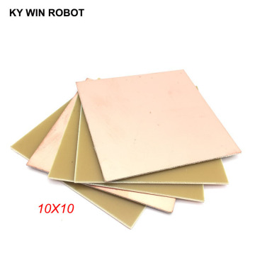 5 pcs FR4 PCB Single Side Copper Clad plate DIY PCB Kit Laminate Circuit Board 10x10cm